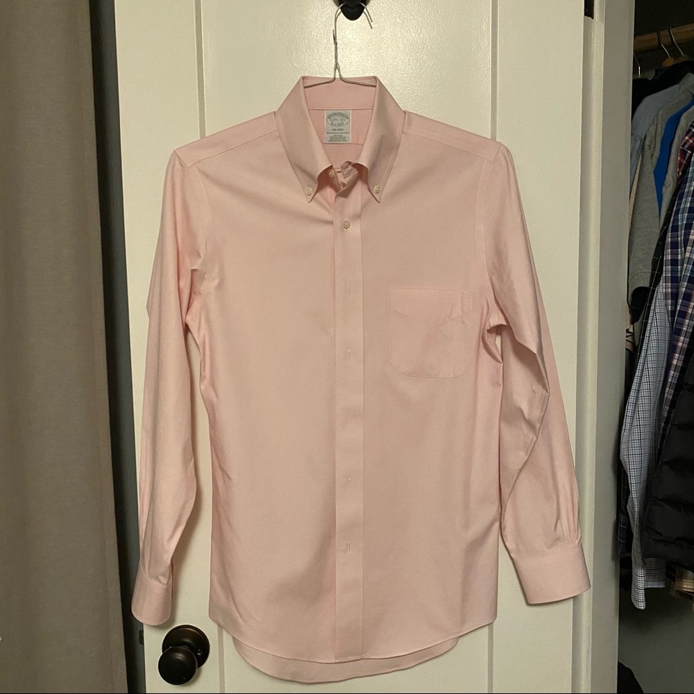 PINK BROOKS BROTHERS DRESS SHIRT